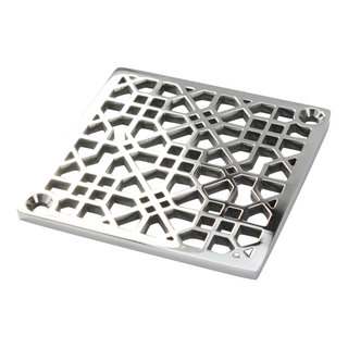 3.25 Round Shower Drain - Starfish - Made of Stainless Steel 