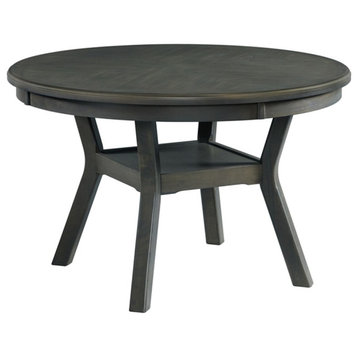 Picket House Transitional Wood Furnishings Taylor Dining Table in Gray