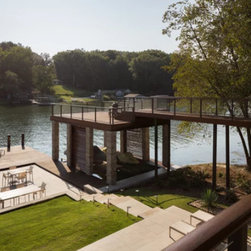 DesignRail&reg; Aluminum Railing System in Bronze Matte with Low-Profile Top Rail an - Stair Parts