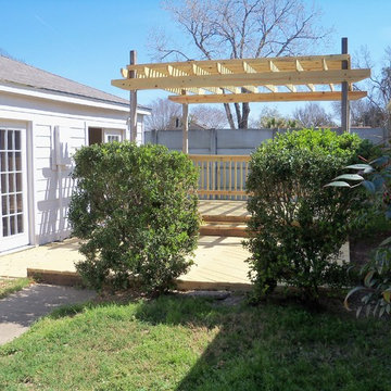 Patio Home - James Hardie r-side, re-roof, exterior paint and deck and arbor