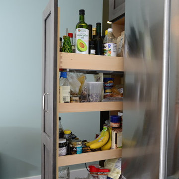 Transitional Galley Kitchen