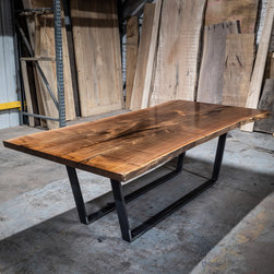 Book Matched Walnut Table - Dining Tables