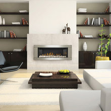 Heat Glo Cosmo 32 Gas Fireplace Contemporary Living Room