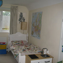 Child's bedroom before and after