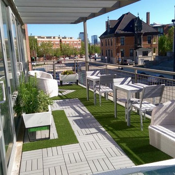 Balcony | Deck Tiles & High Density Miami Turf