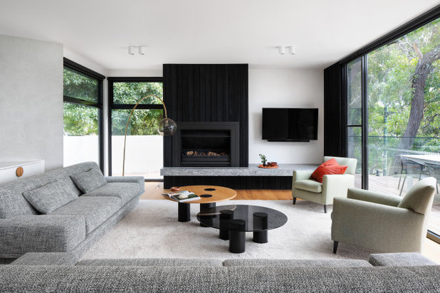 Contemporary Living Room by Studio CoBe