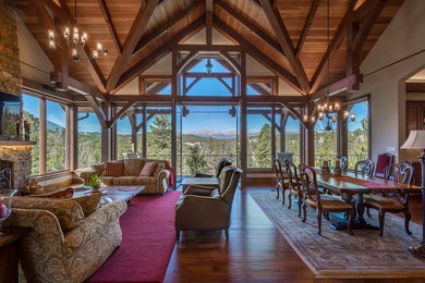 Inspiration for a timeless living room remodel in Denver