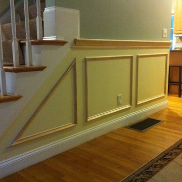 Custom Shelving & Wainscoting