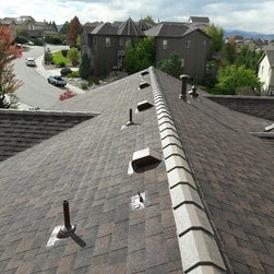 Tile ridges on asphalt roof - Products