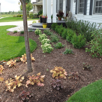 Sugar Grove - Front Entry Sidewalk & Landscaping