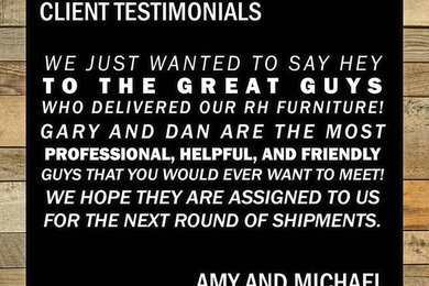 Client Testimonials | Amy and Michael of Michigan
