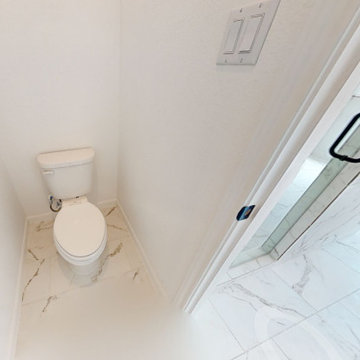 Bathroom Remodeling with one piece toilet room