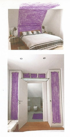Farb- und Gestaltungsideen für Schlafzimmer mit Dachschräge