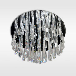 Round Crystal Chandelier - Chandeliers