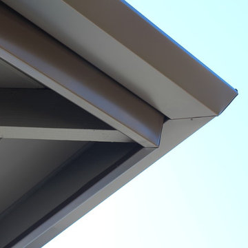 Fascia Wrap, Seamless Angle Faced Gutters,Box Downspouts,Los Angeles