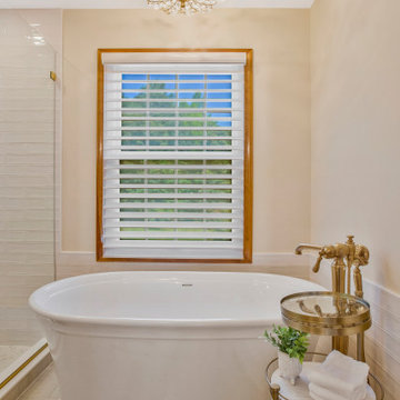Traditional Primary Bathroom Remodel Brandywine, MD
