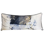 StyleCraft - Austin Allen James-Toy Soldier-Linen Art Printed Pillow-35" x 15" - Our Toy Soldier StyleCraft throw pillow is a perfect blend of contemporary and artistic aesthetics. Its abstract style, inspired by Austin Allen James, adds a painterly touch to your living room or bedroom, making it an eye-catching piece. Filled with smooth and soft duck feather cotton, this pillow provides not just style but also comfort.