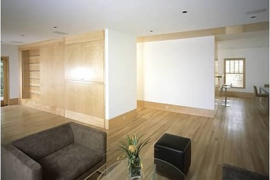 Inspiration for a contemporary living room remodel in Dallas
