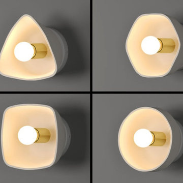 Naaya Ceramic Geometric Wall Sconce