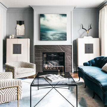 Transitional Living Room