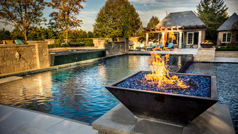 Amazing Pool Renovation with Dramatic Custom Fire Effects