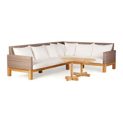 Wintons Teak Pierson Modular Living Set - Outdoor Lounge Furniture
