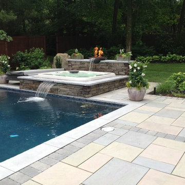 After: Pool/Spa/Patio Upgrade (Brookville/NY):