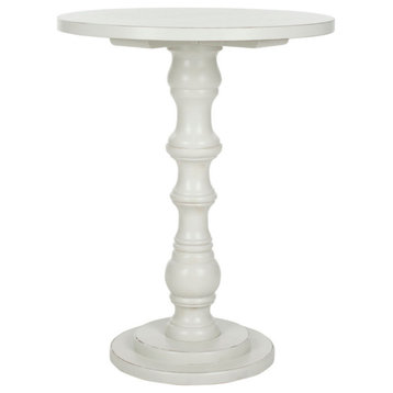 Reuben Round Top Accent Table Off White