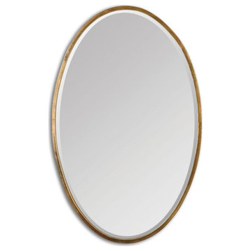 Uttermost Herleva Gold Oval Mirror