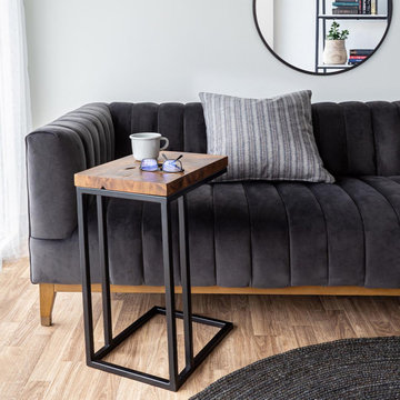 Elliot Sofa – Smoke Grey Velvet
