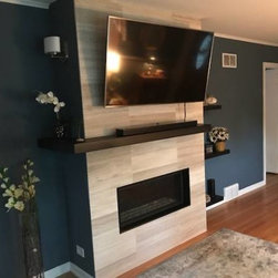 Contemporary Fireplaces - Indoor Fireplaces