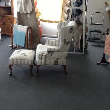 Multi- fabric Chair