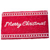 Red Christmas Hand Woven Coconut Fiber Doormat
