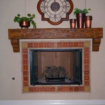Fireplace Mantels - Faux Wood
