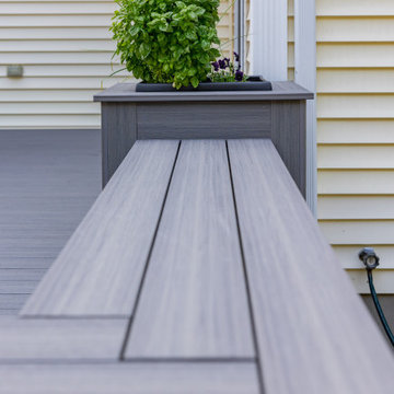 Merrimack Deck w/ Benches & Flower Boxes