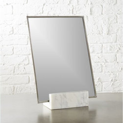 gaze 10.25"x14.5" vanity mirror | CB2 - Mirrors