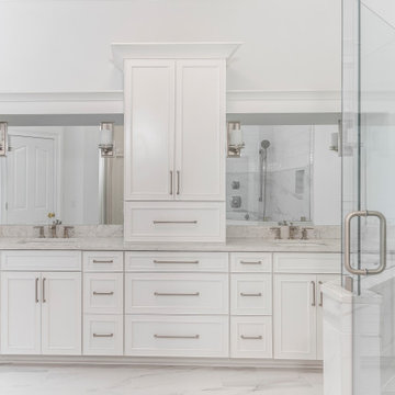 Timeless Marble Master Bathroom