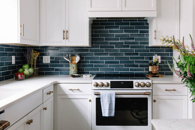 Inspiration for a transitional kitchen remodel in Other