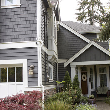 Siding Installation - Cedar Lap, Shingles and B&B Custom Painted
