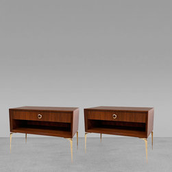 Pair of Ellie Night Stands by Irwin Feld - Nightstands And Bedside Tables