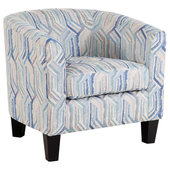 Striped barrel chair deals