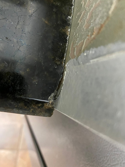 Granite damaged during install