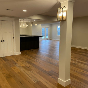 Finished Basement in Marshall Township With Custom Bar and Beer Tap