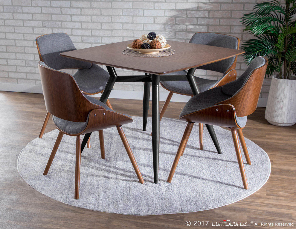 Lumisource Fabrizzi Dining/Accent Chair, Gray