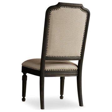 Corsica Dark Upholstered Side Chair