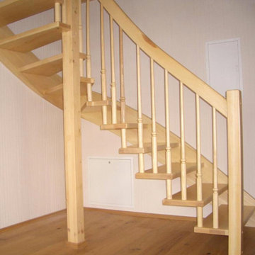 Holztreppen verschiedener Art