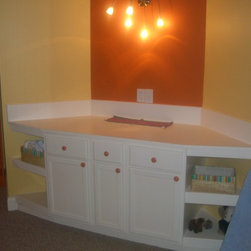Finished Basements - Display And Wall Shelves 
