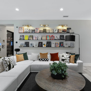 Innovative Design: Custom Entertainment & Fireplace Feature