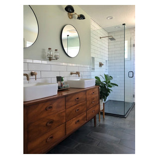 Picture of Buttonwood Split Level - Midcentury - Bathroom - Other - by Grae Studio ...