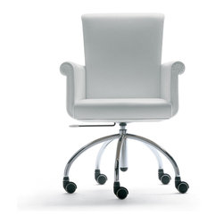 Poltrona Frau - Poltrona Frau Vittoria Desk Chair - Office Chairs
